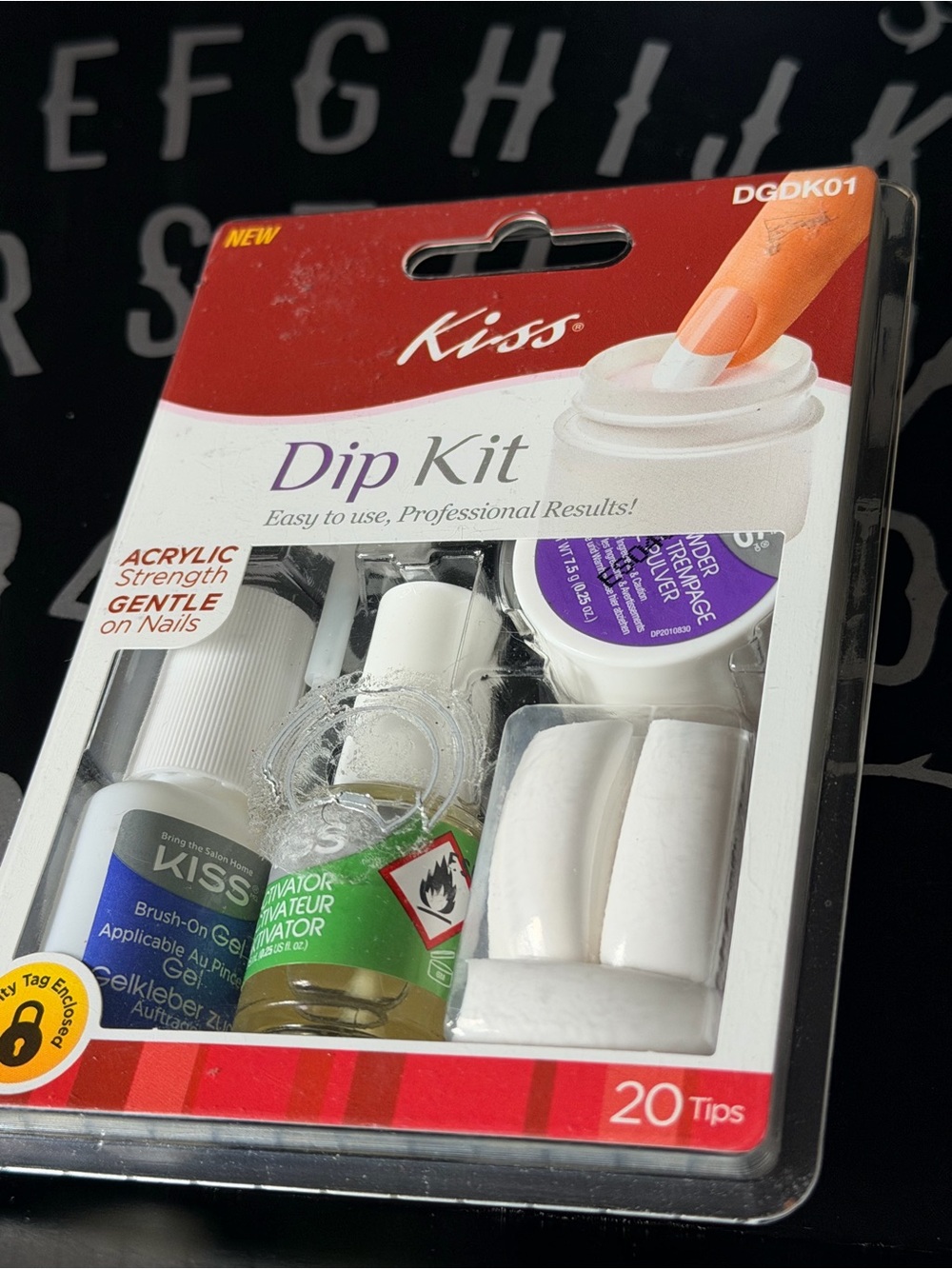 new/sealed kiss nail gel dip kit! - Picture 1 of 2